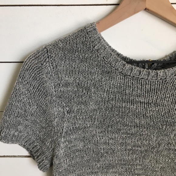 H&M Sweaters - EUC -H&M Grey Sweater w Back Zipper Detail Sz S